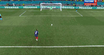 博格巴的这个点球还是个十分球