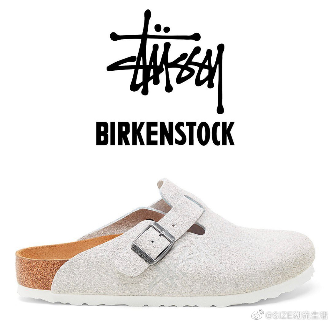 stussyxbirkenstock联名休闲鞋