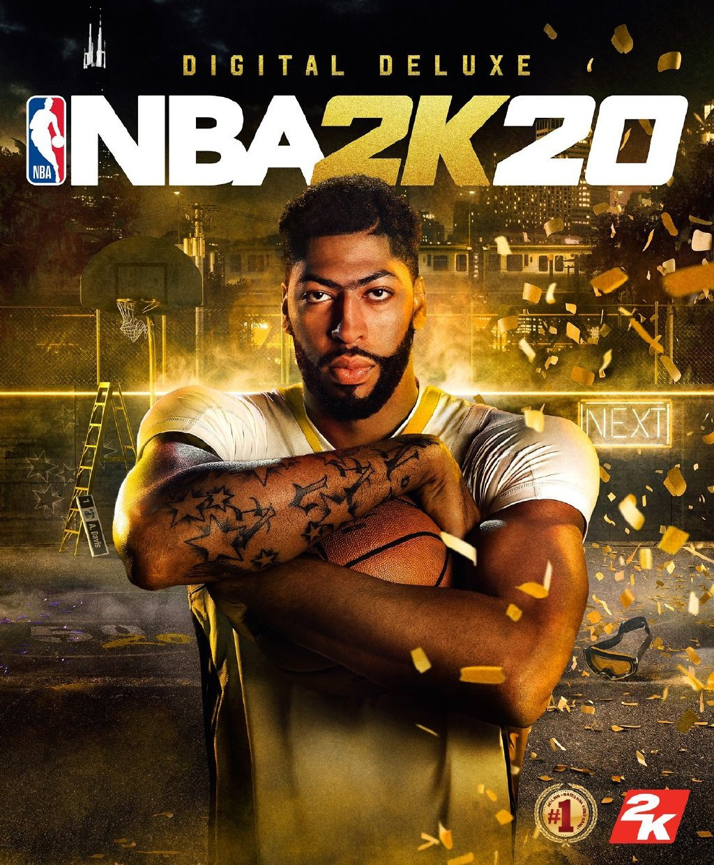 《nba2k20》公布了首批球员截图,封面球星为安东尼戴维斯