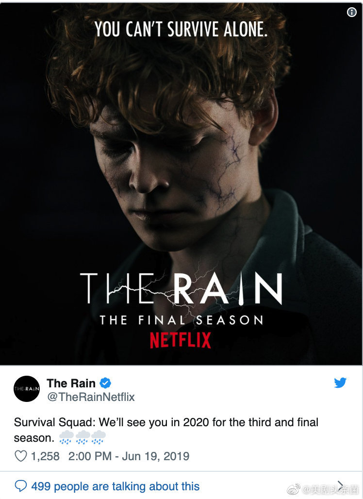 社区 影视区    美剧头条菌:netflix续订丹麦自制剧惨雨(therain)第三