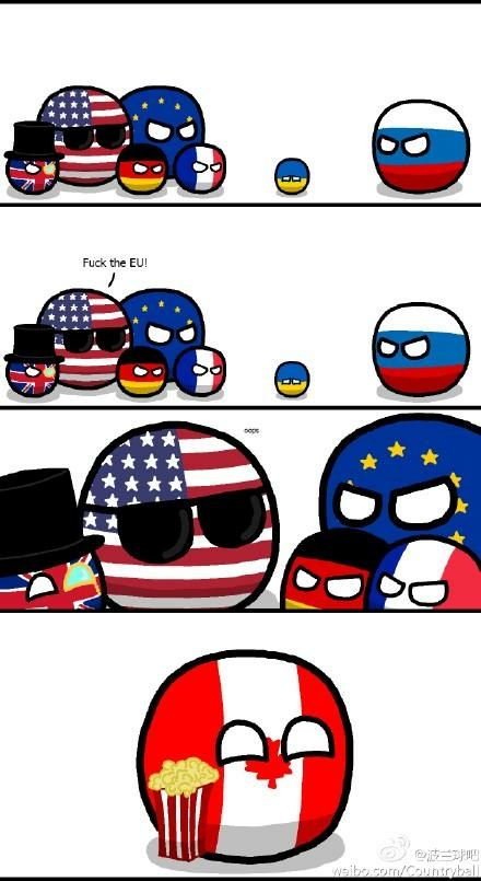 波兰球漫画之北美欢乐多