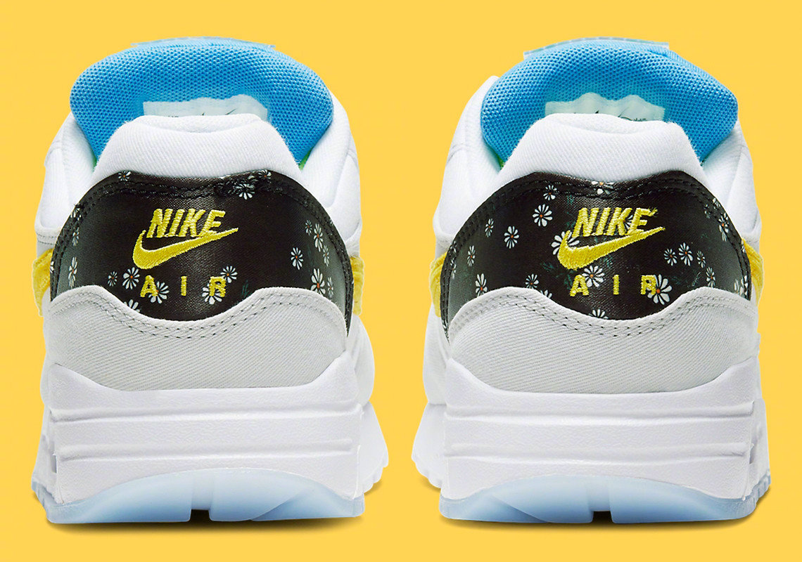 nikeairmax1gsdaisy配色官方图帆布鞋面搭配条绒swoosh设计