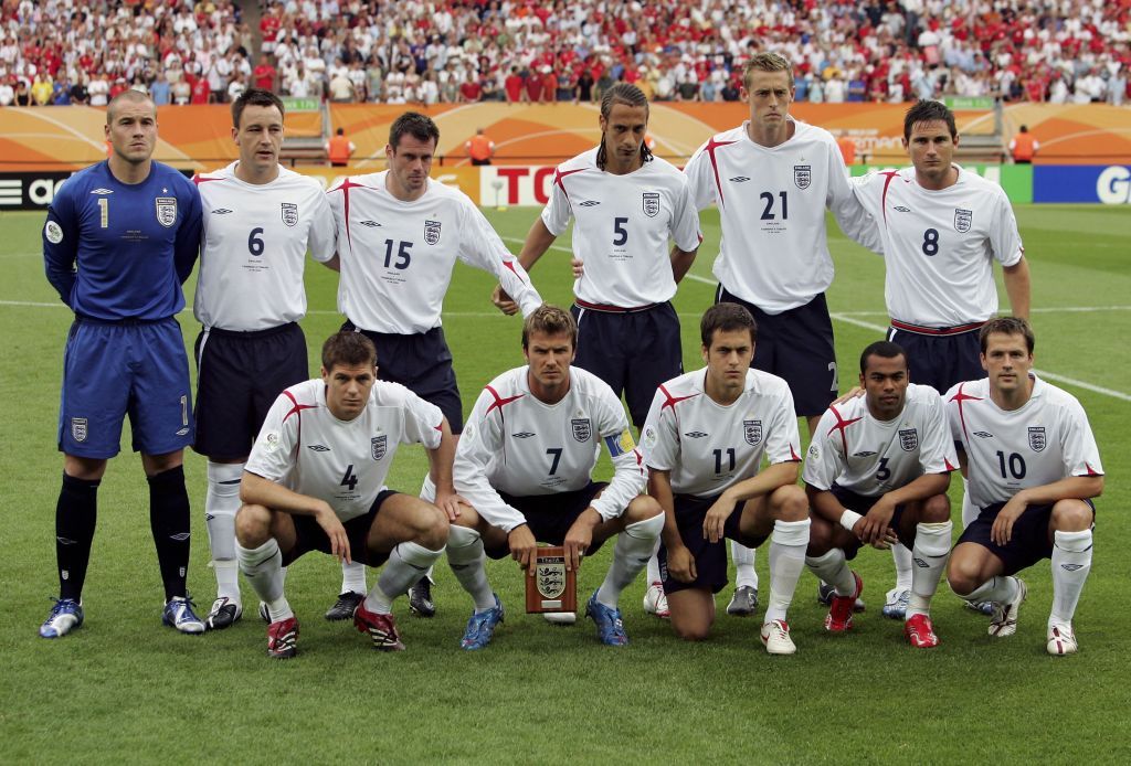 下图四届你觉得哪届出征世界杯的英格兰阵容最为强大