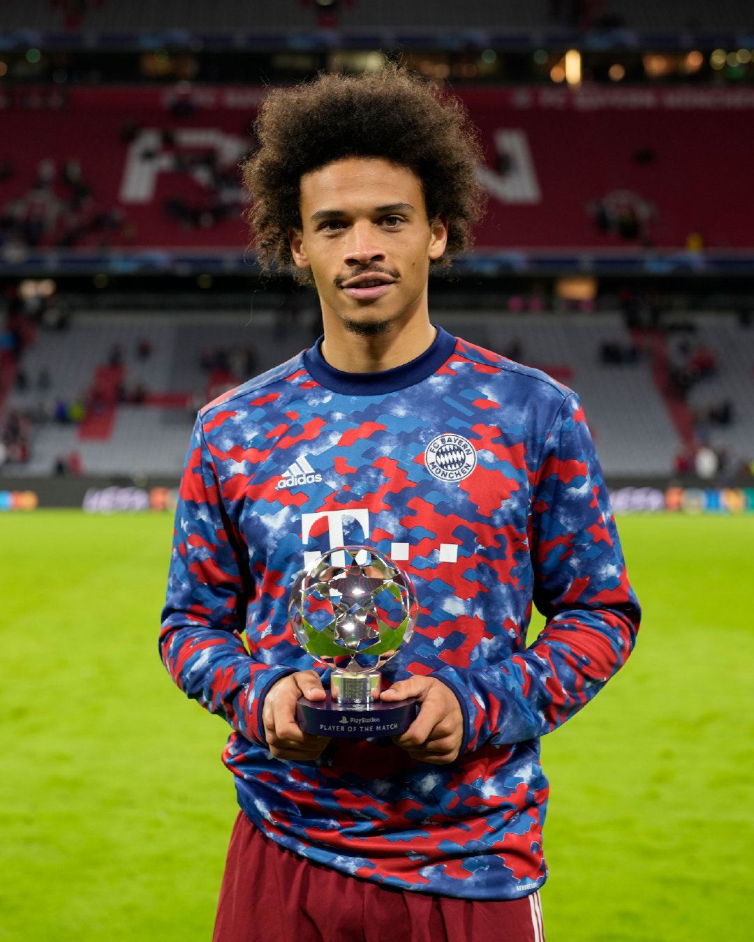 萨内当选全场最佳萨内的状态是不是越来越好了