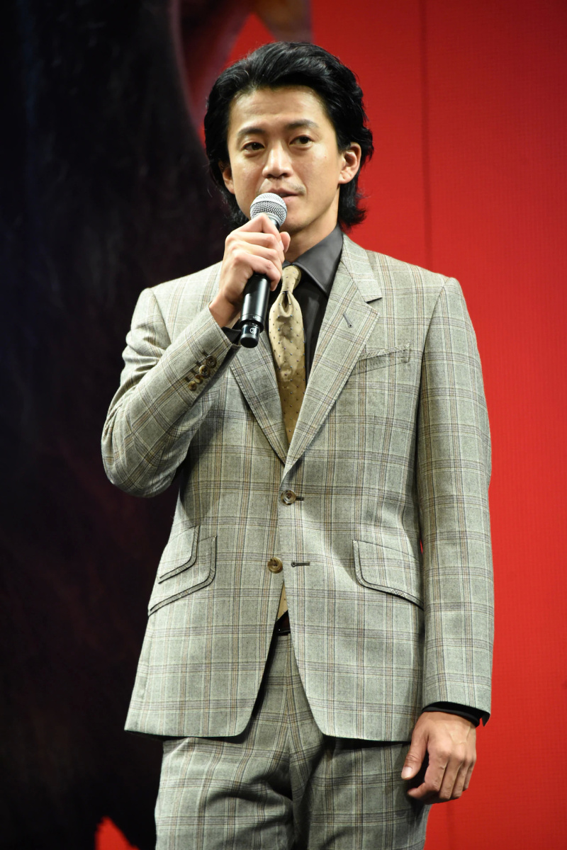 哥斯拉大战金刚 日本首映礼 主演小栗旬 配音芦田爱菜 田中裕二 尾上松也等出席 虎扑 哥斯拉大战金刚 日本首映礼 主演小栗旬 配音芦田爱菜 田中裕二 尾上松也等出席 虎扑