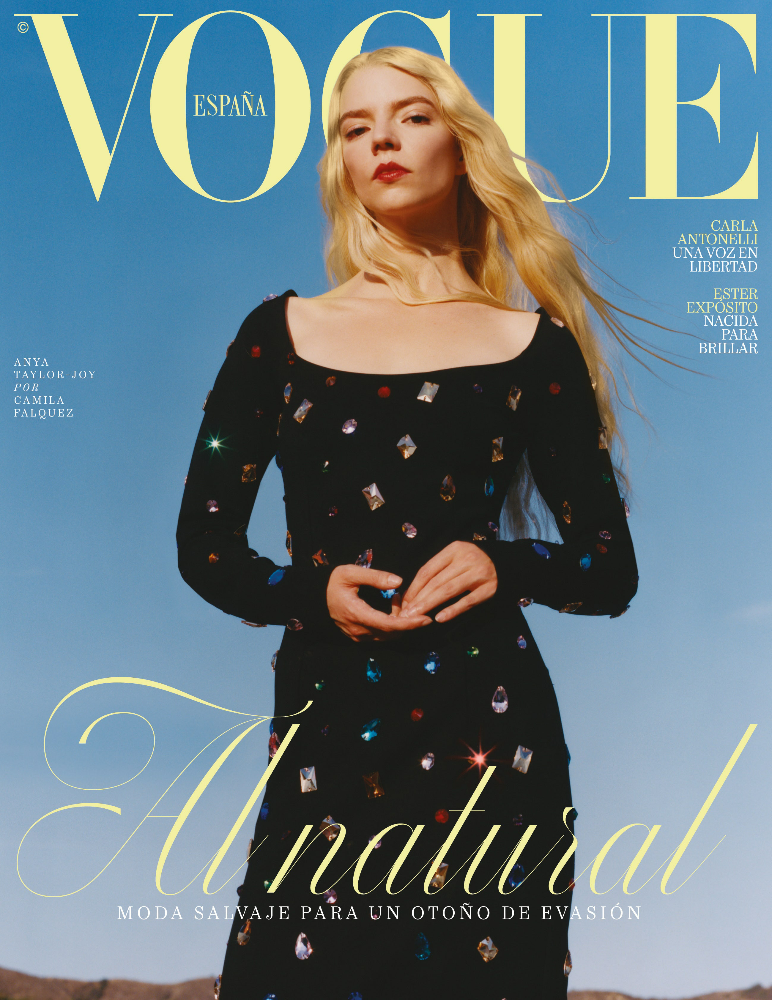 美美美安雅anyataylorjoy再登西班牙版vogue银十刊封面美图大赏