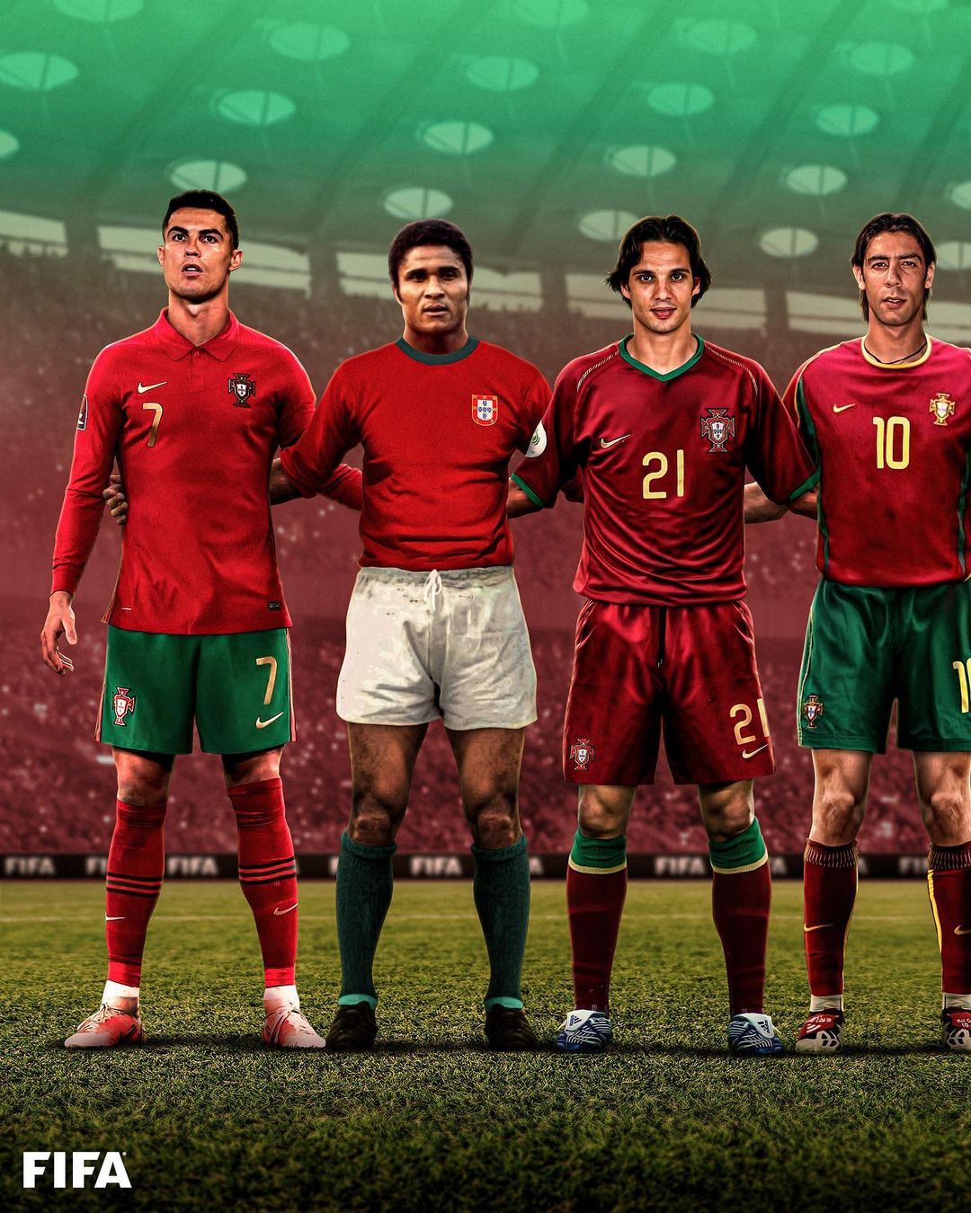 如果c罗能和尤西比奥一起并肩作战