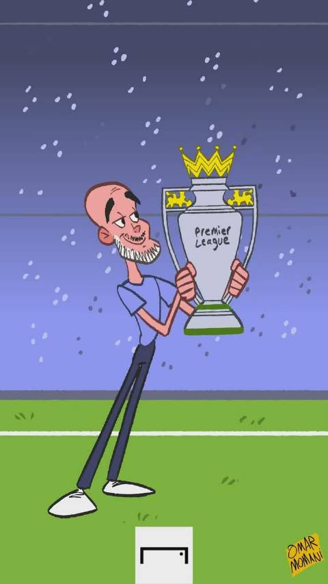 动画瓜迪奥拉获得英超冠军