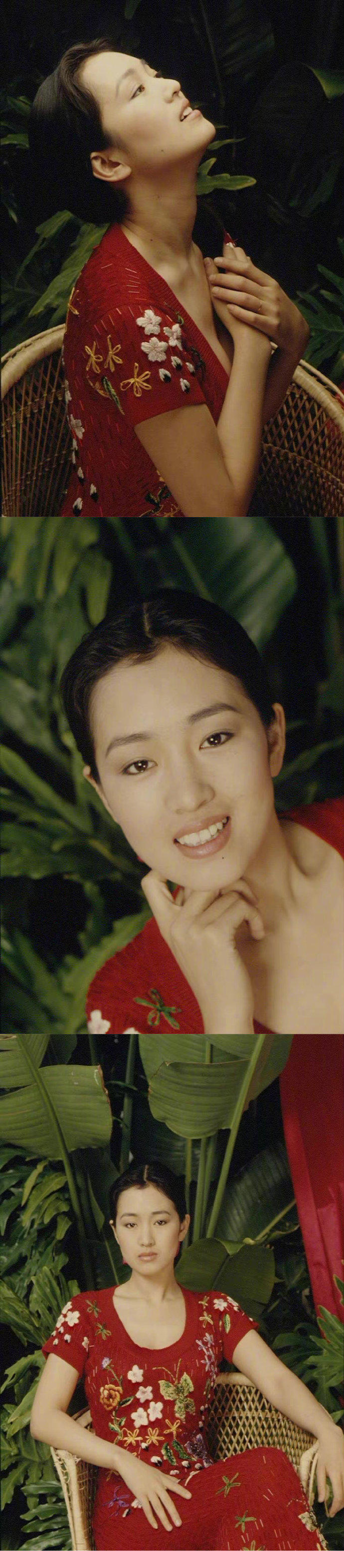 巩俐早年间的写真合集优雅大方的东方美人眉眼之间都是戏