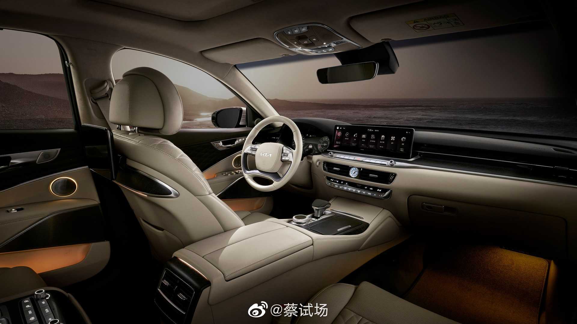 汽车流言板起亚k9改款预告外观和内饰预告