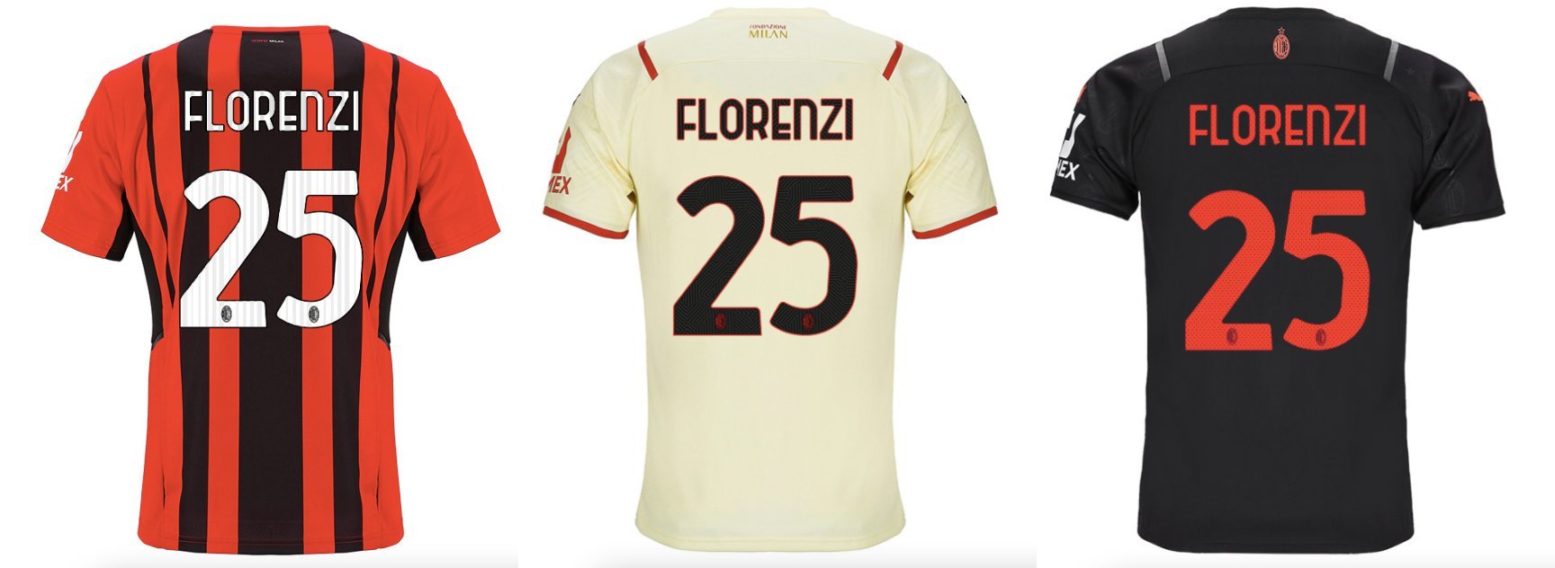 sky弗洛伦齐有可能会选择身穿米兰25号球衣