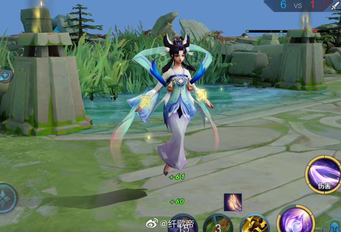 嫦娥如梦令建模大招释放时头后面会出现一个月亮类似鼠年限定的轮盘