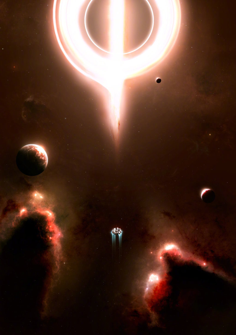 《星际穿越》艺术海报 zt