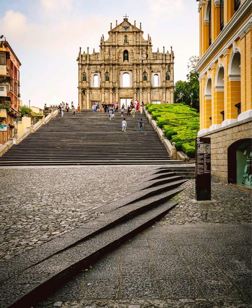 澳门大三巴牌坊这波景色什么水平zt