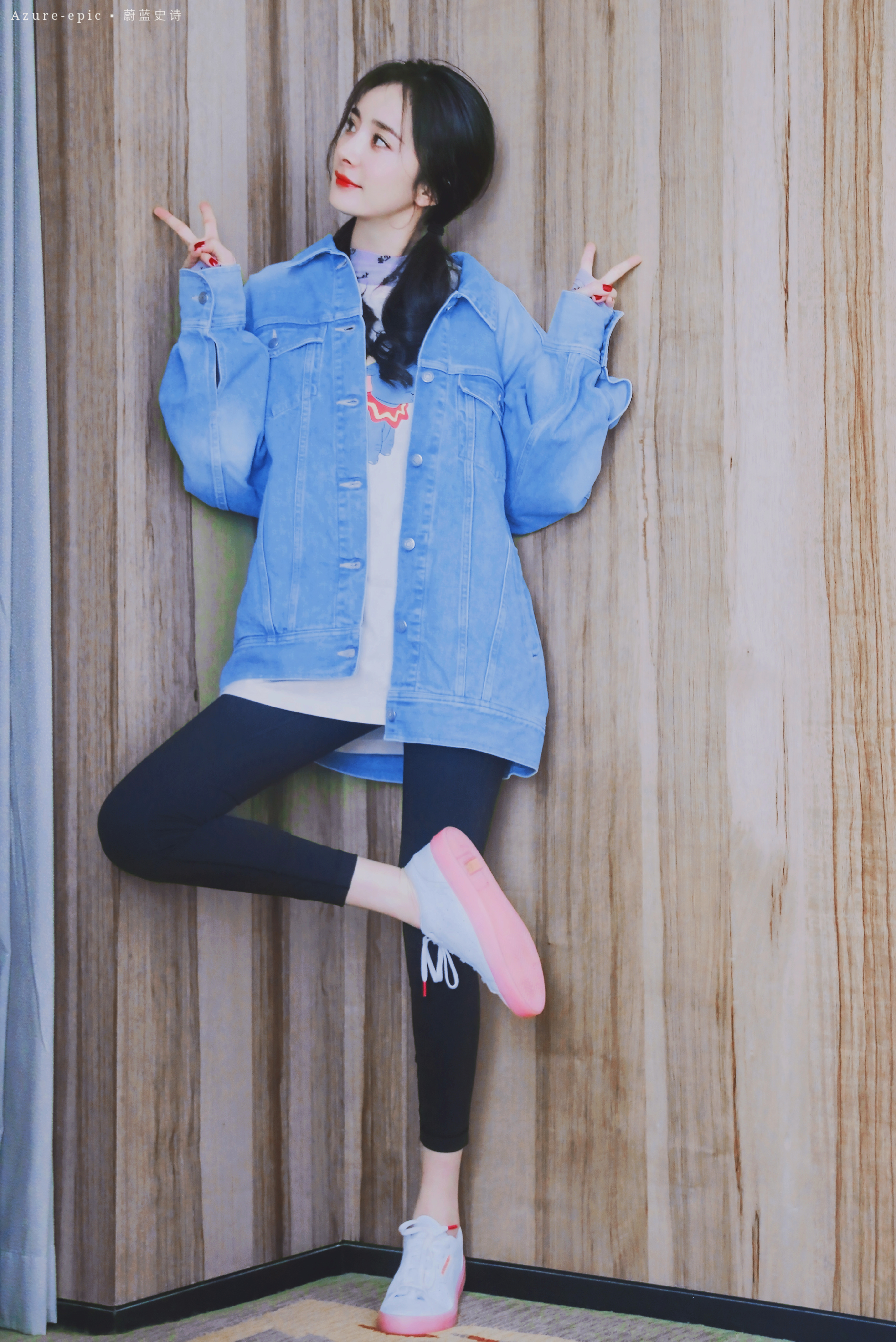 杨幂双马尾,什么水平? zt