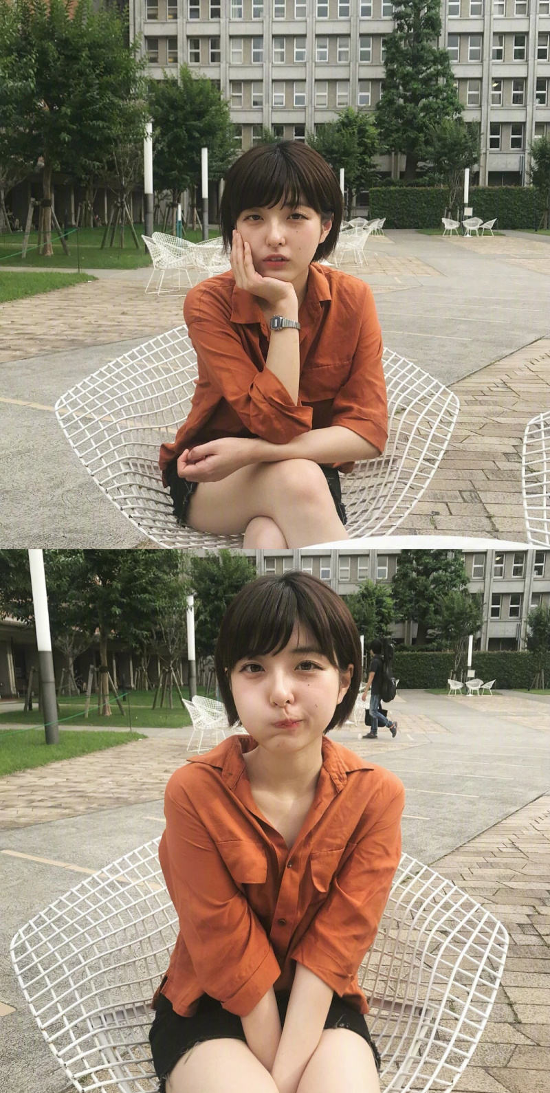 可爱的日本妹子白濑百草,你喜欢吗? zt