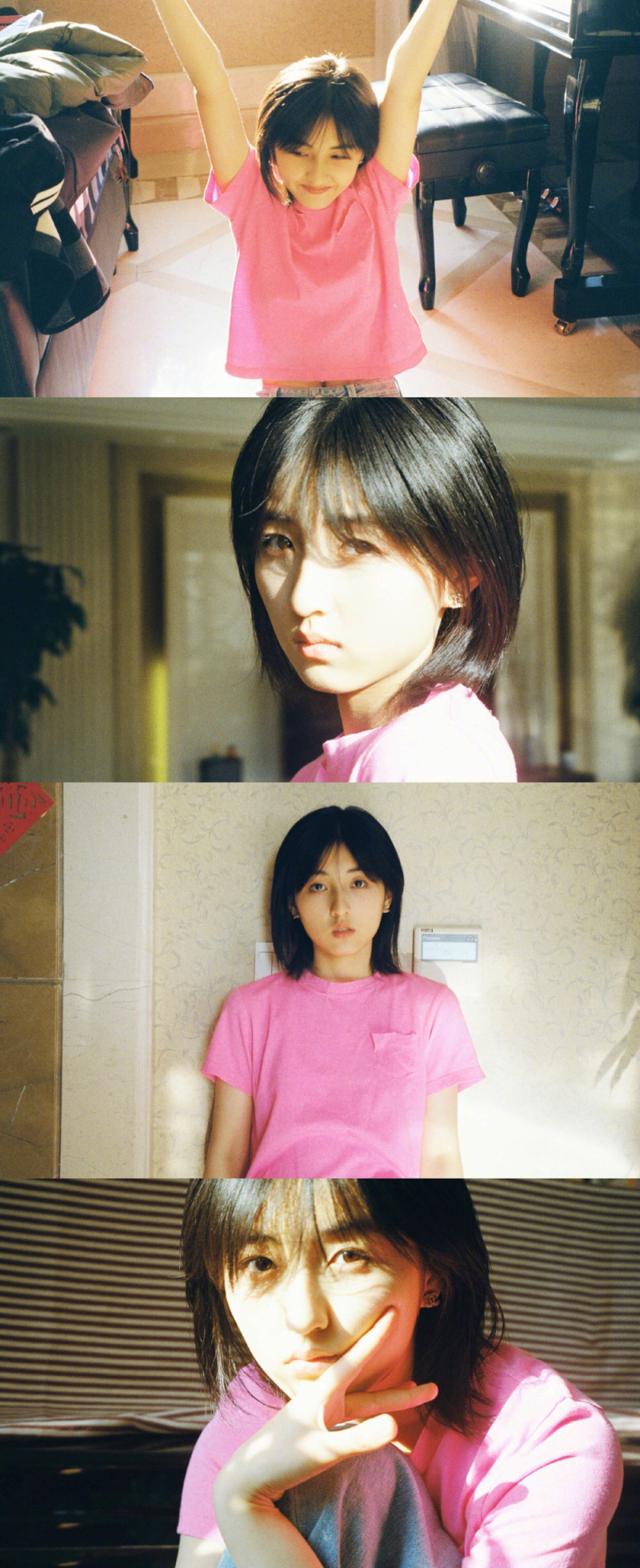 张子枫的胶片照,这样舒服的颜大家喜欢吗? zt