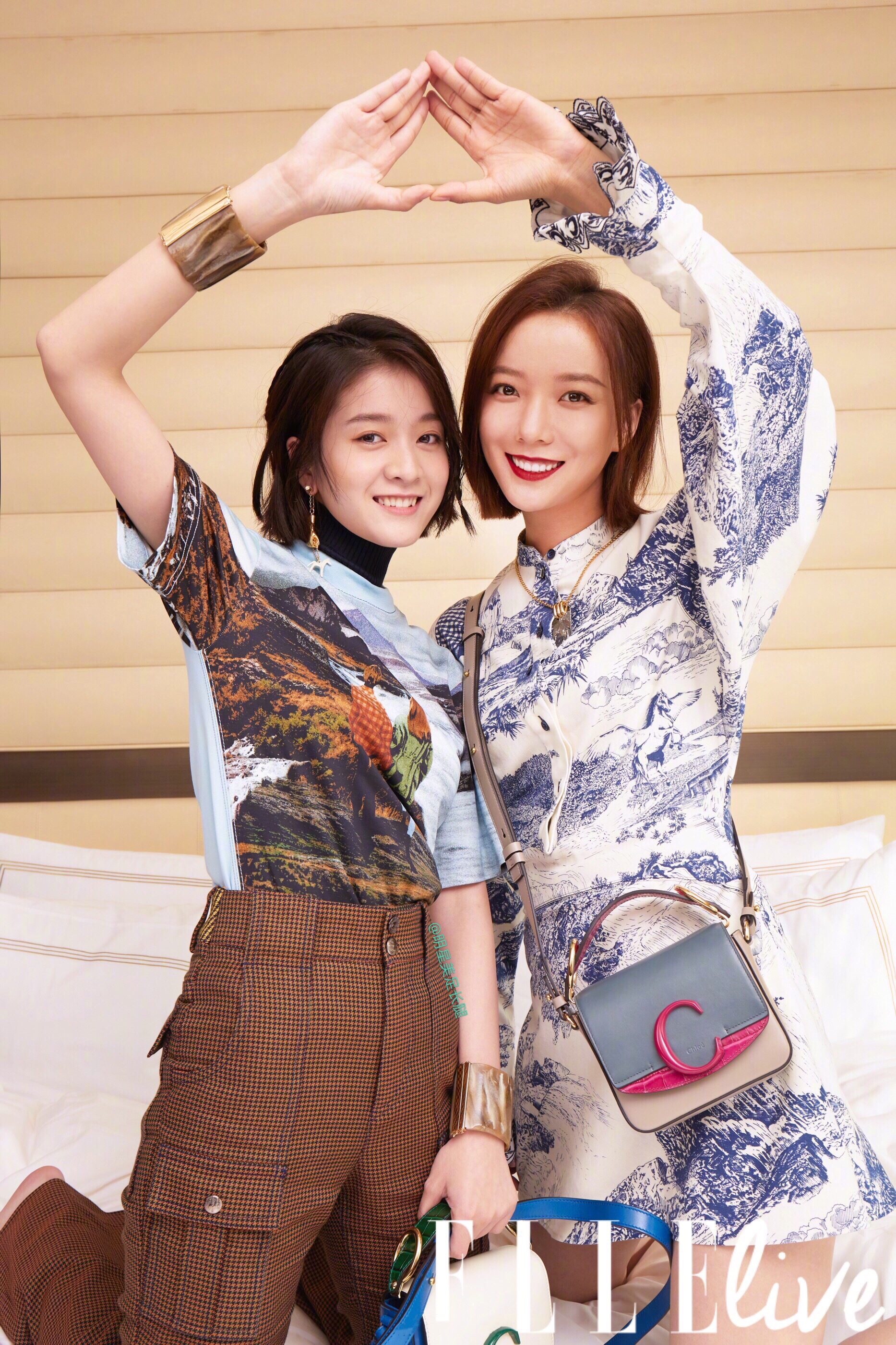 王珞丹和张雪迎合拍的这几张照片是什么水平? zt