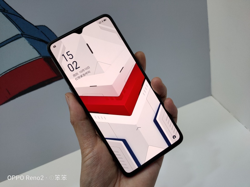 oppo reno ace高达定制版真机图赏 zt