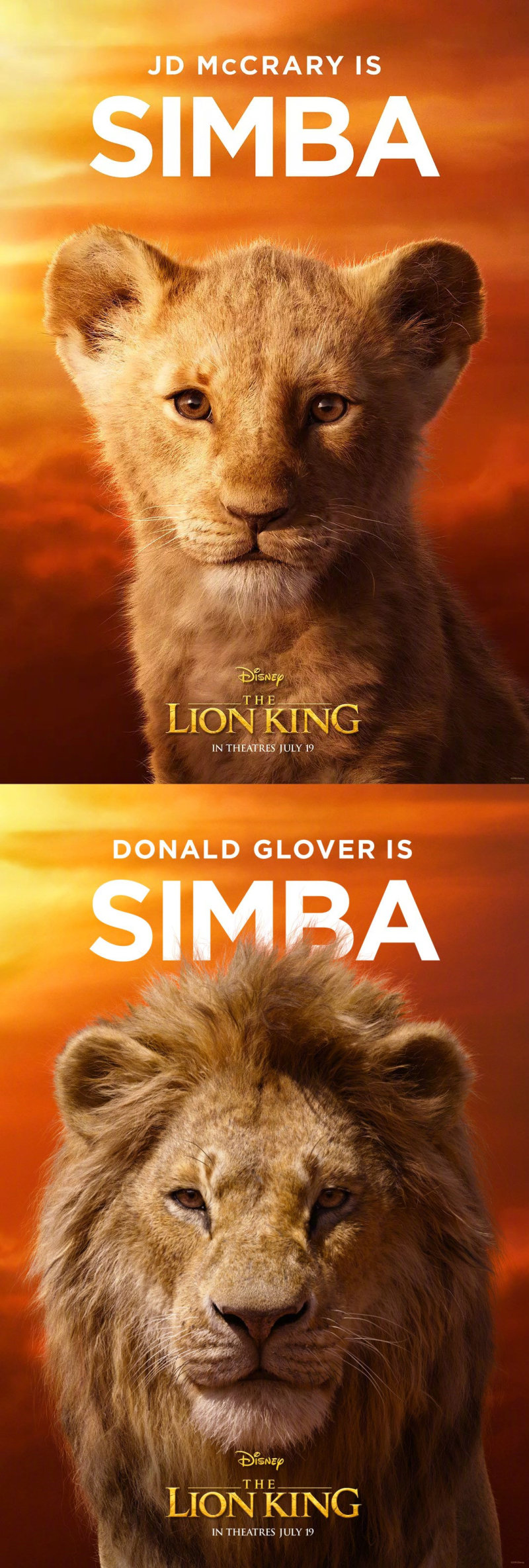 迪士尼真人版《狮子王》发布一大波角色海报! zt