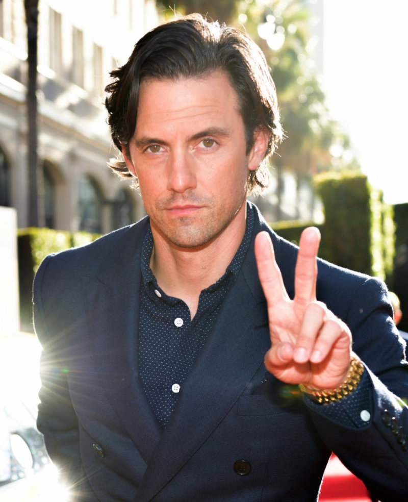 《我在雨中等你》好莱坞首映,主演米洛·文堤米利亚出席! zt