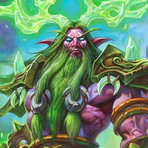 炉石传说超话九职业千胜头像大图,拆包出来的,不是原画,但拿来做头像