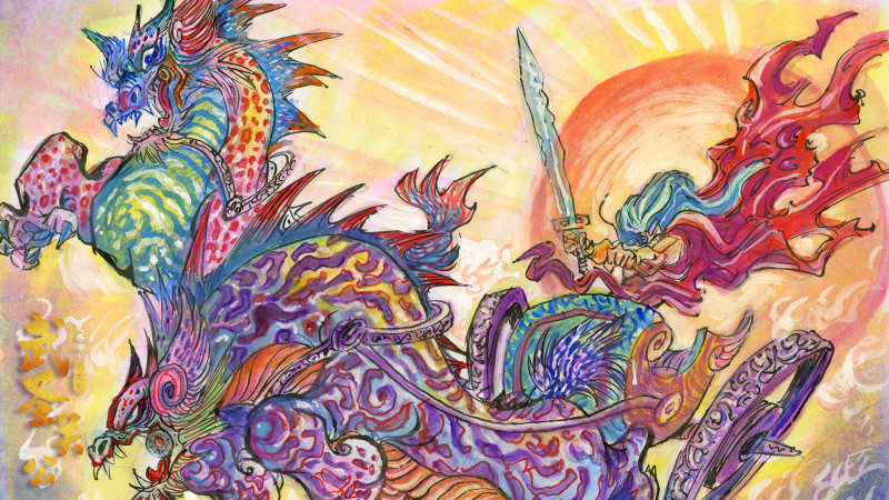 国漫电影《武圣关公》首发海报,蔡志忠奇幻再现华夏传奇 zt