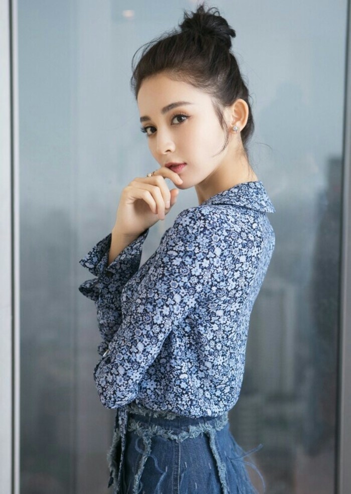 古力娜扎丸子头什么水平zt