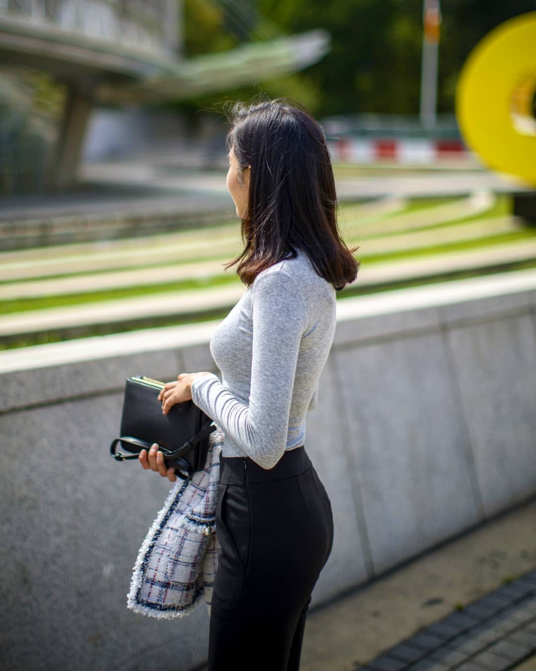 韩国模特李熙恩,梦寐以求的纤腰,还有大长腿,太完美了 zt