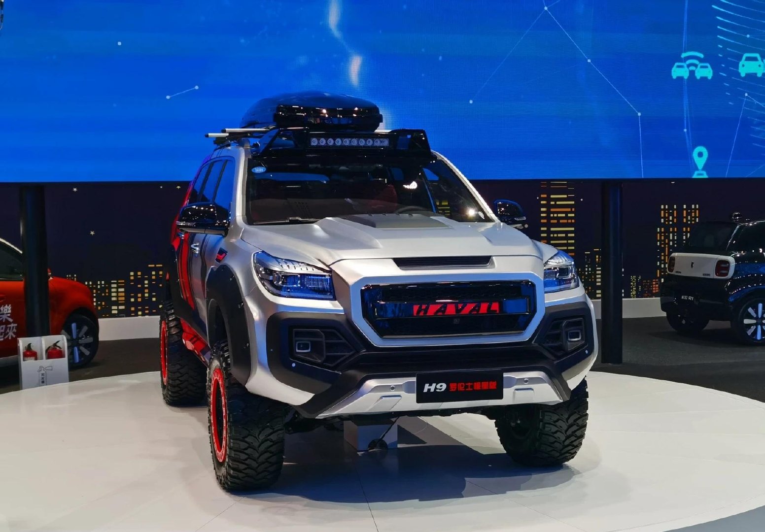 哈弗h9罗伦士极星版,预售价36.88万,限量99台. zt
