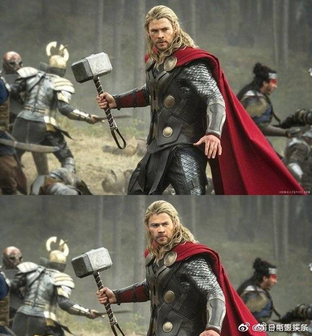 港版复联雷神和徐锦江,真的分不清楚,身高上也差不多 zt