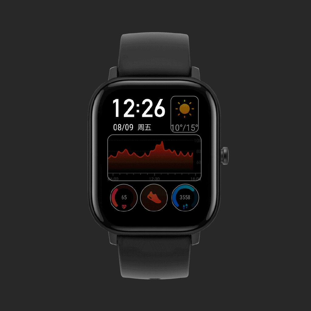华米amazfit方屏手表表盘新特性:一屏整合多功能 zt