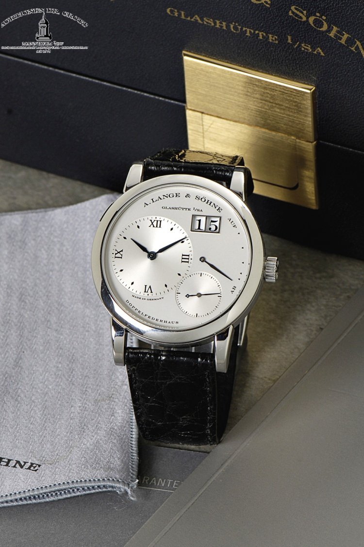 德国dr.crott拍卖行即将上拍一枚罕见的不锈钢表壳朗格lange1手表 zt