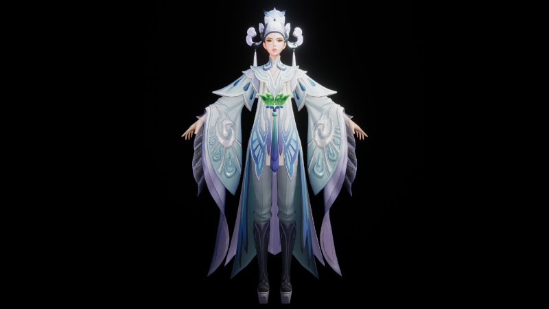 限定皮肤上官婉儿梁祝全方位展示,我觉得还挺帅 zt