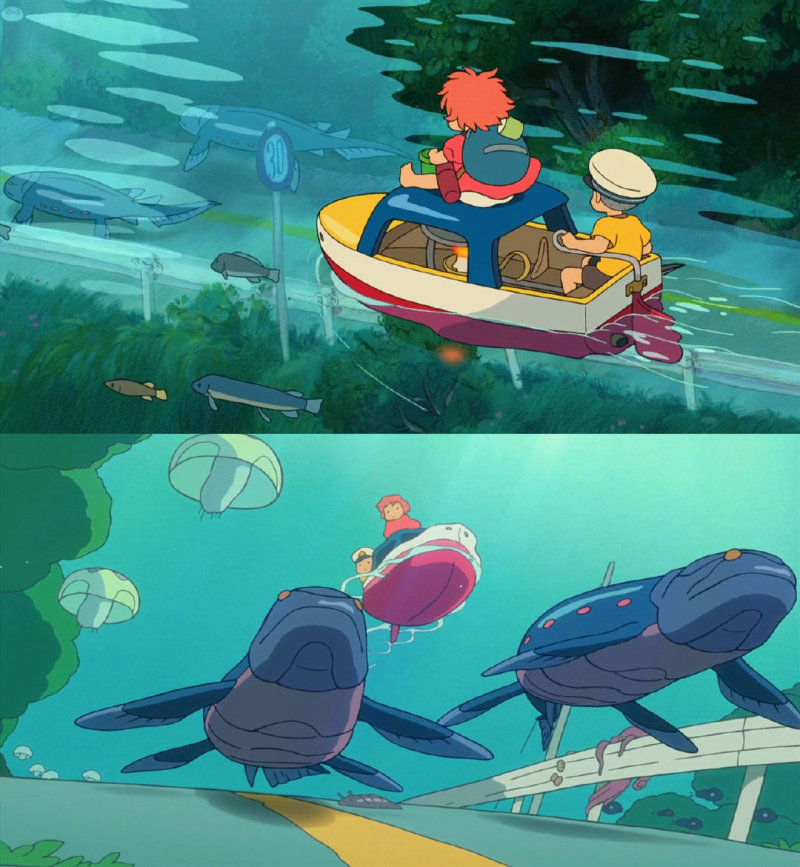 宫崎骏作品《悬崖上的金鱼姬》截图! zt