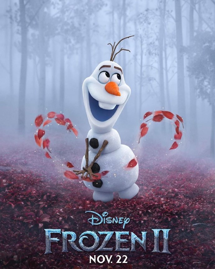 冰雪奇缘2最新人物海报发布影片将于11月22日北美上映zt