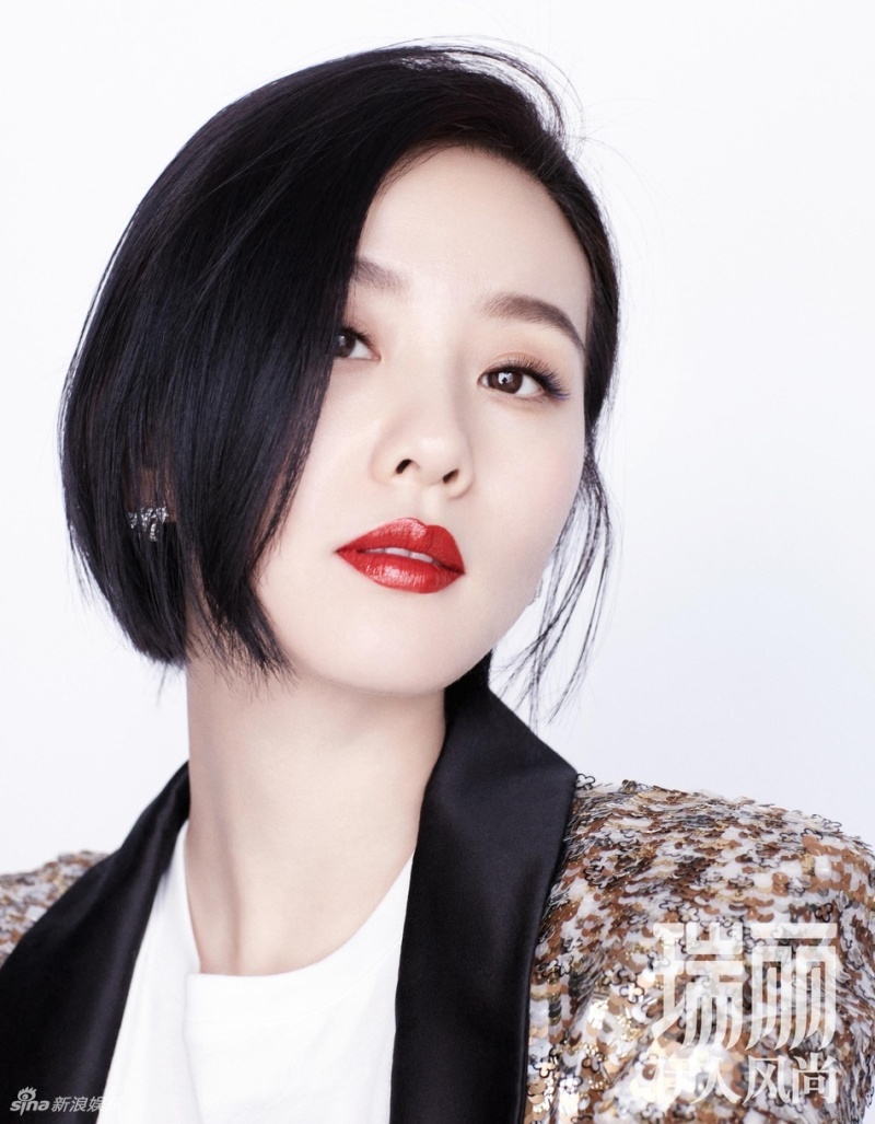 [女神新照]刘诗诗罕见尝试浓妆,你觉得怎么样? zt