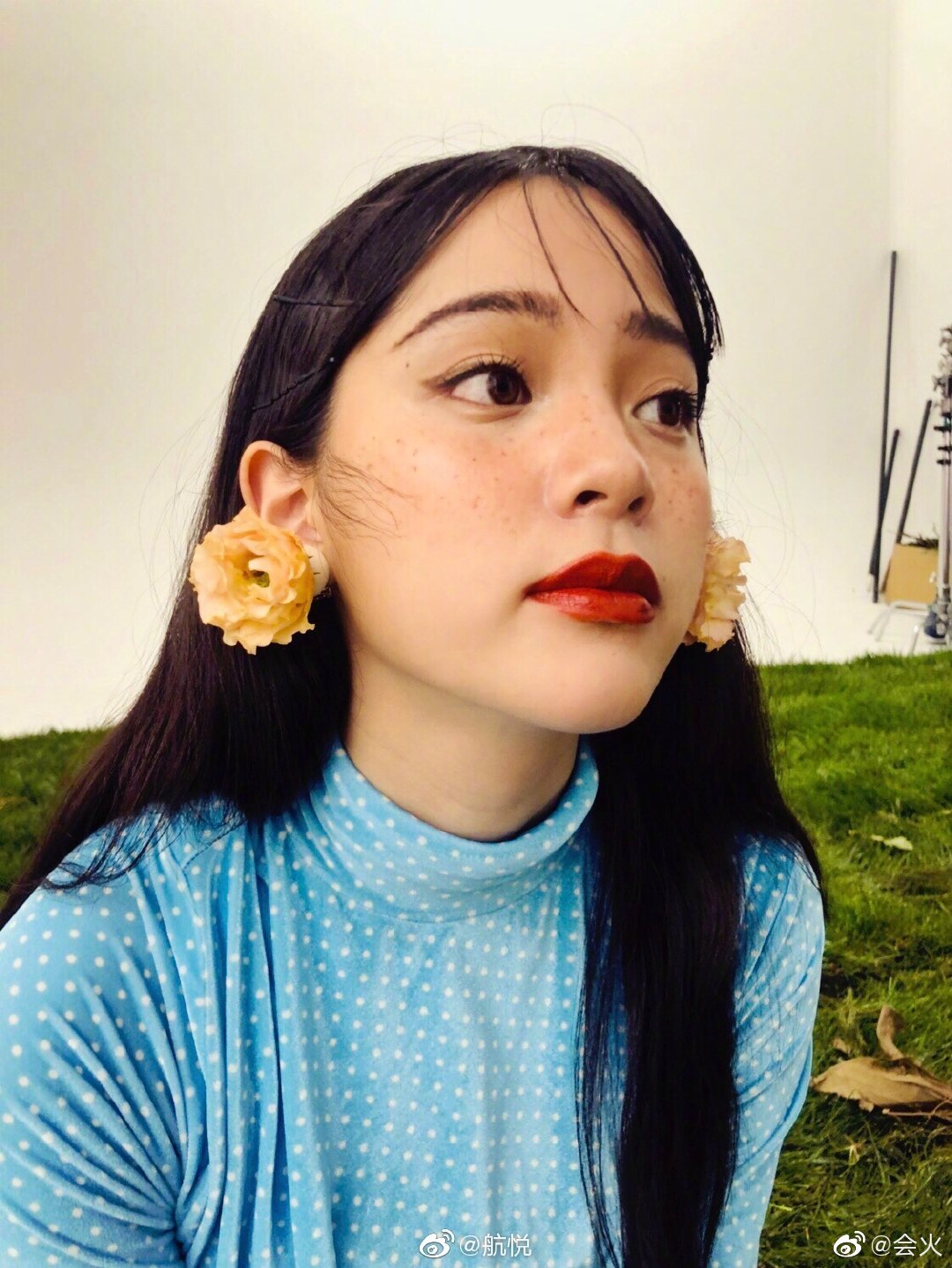 女神新照欧阳娜娜的雀斑妆容这什么水平zt