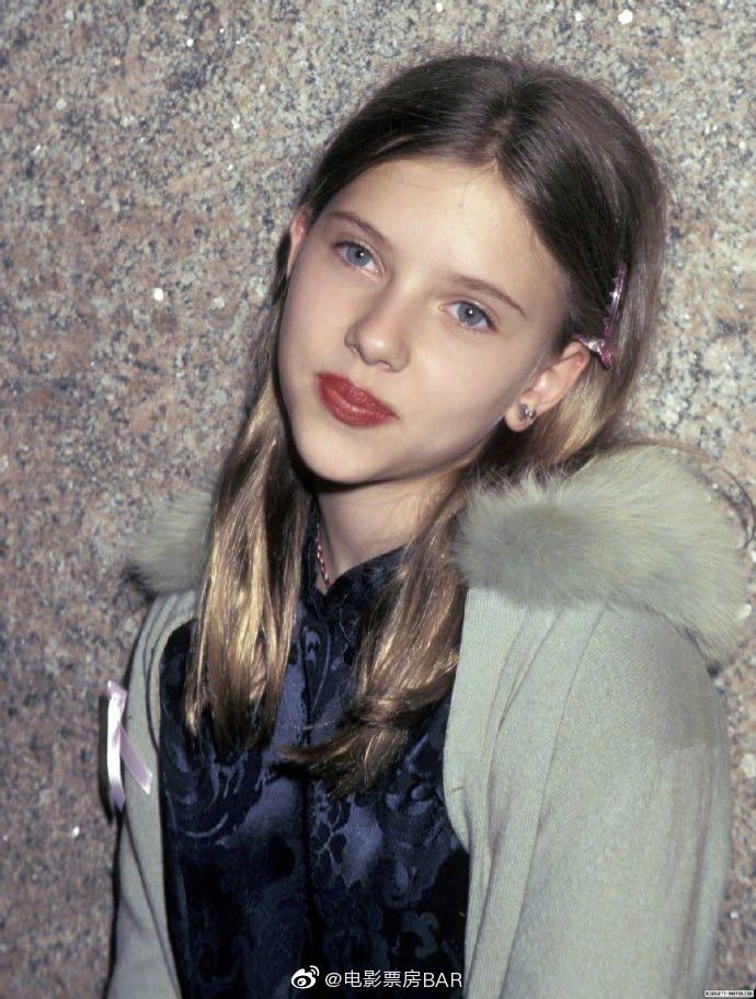 少女时期的寡姐斯嘉丽·约翰逊,这颜值什么水平? zt