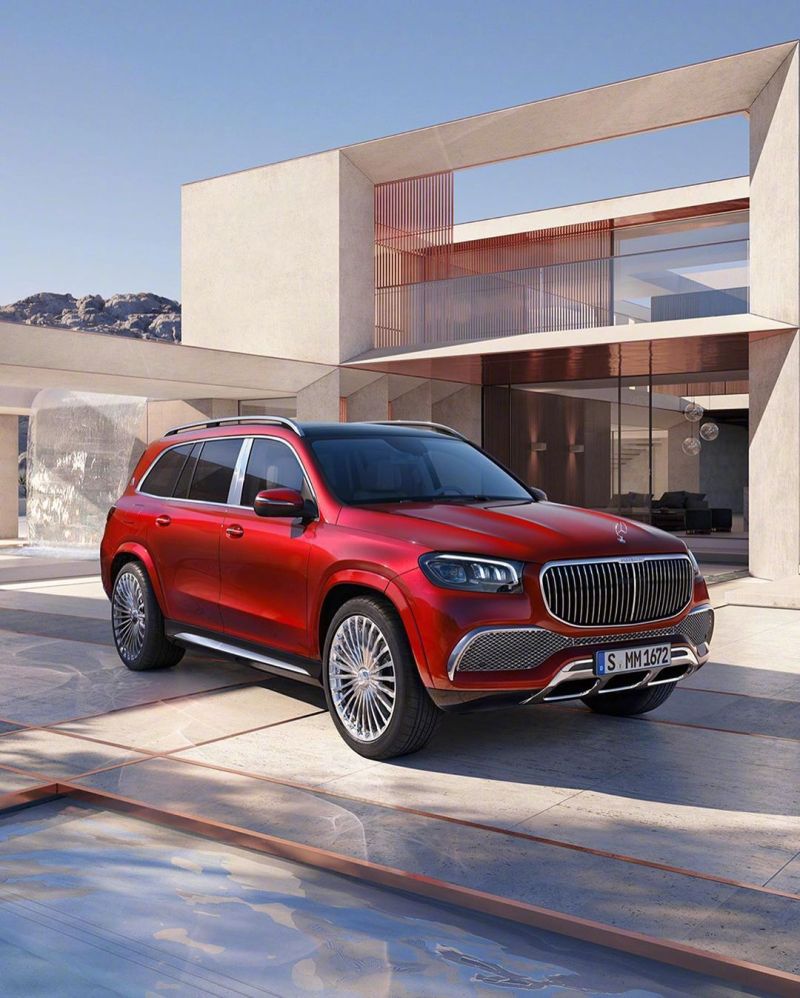 奔驰全新迈巴赫gls600,这波什么水平 zt