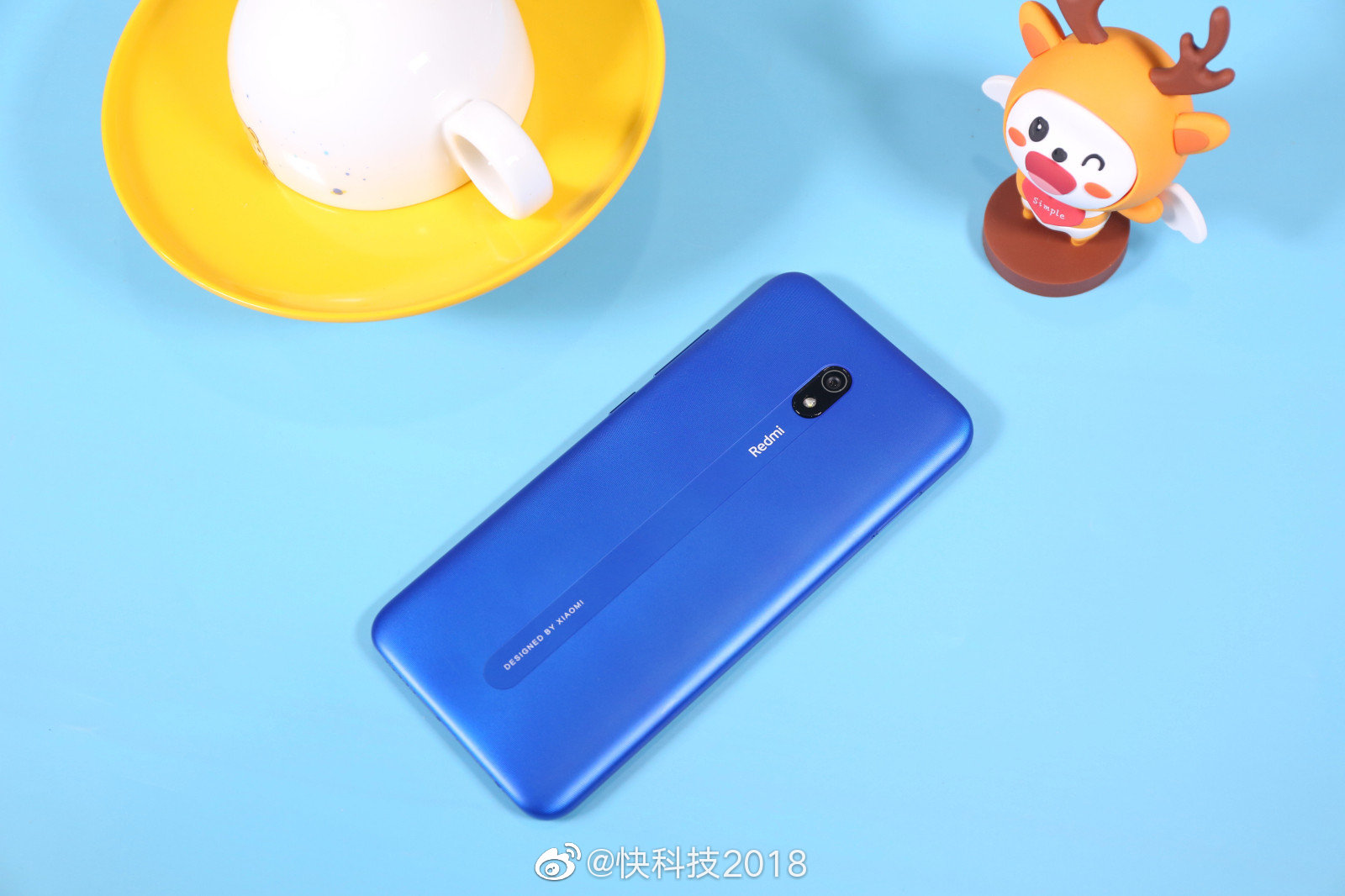 红米8a配备6.22英寸水滴屏,比例为19:9,覆盖康宁第五代大猩猩玻璃 zt