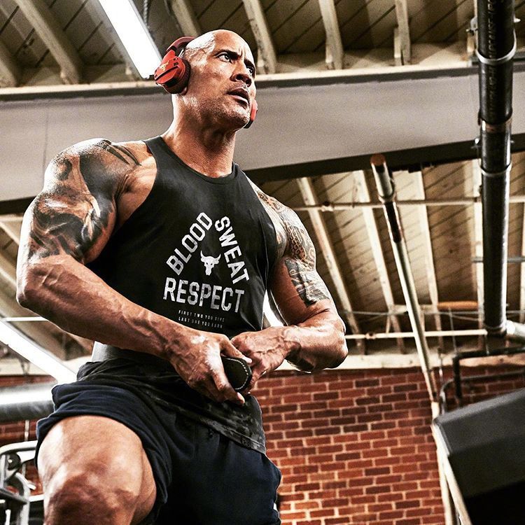 近日,道恩·强森晒出三张荷尔蒙满满的健身照,什么水平? zt