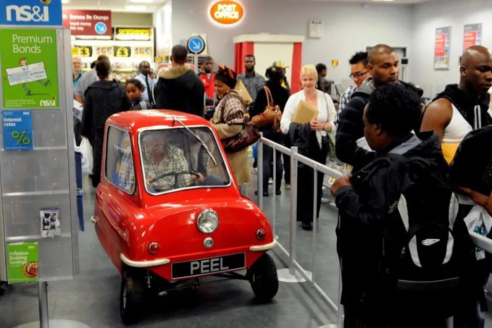 世界最小量产车名叫peelp5020世纪60年代初开始生产它长1372米宽0991