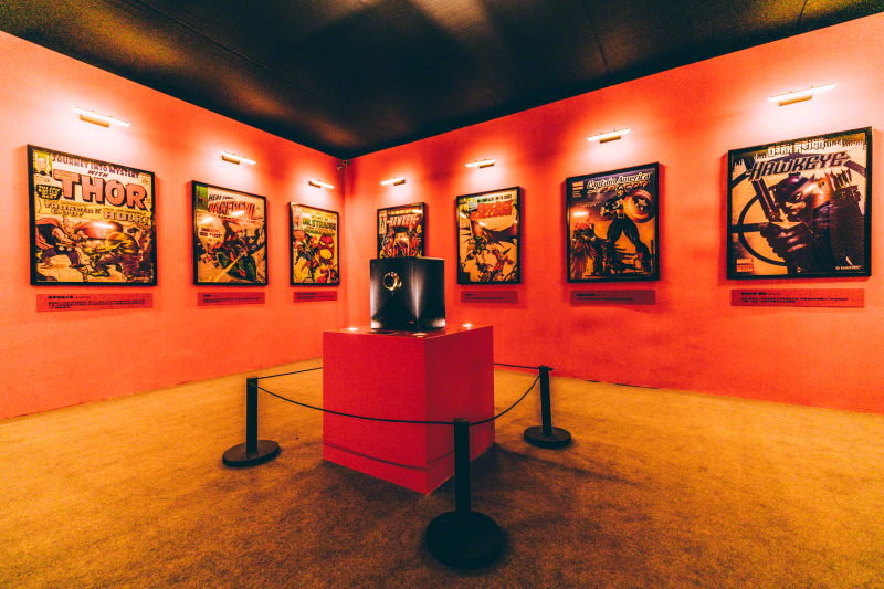 为庆祝漫威80周年,漫威在上海世博展览馆举办了漫威主题展,还有密室