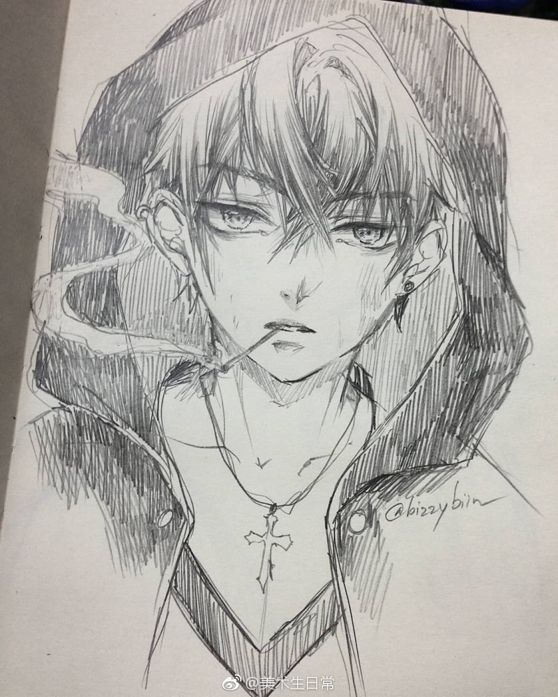 二次元条漫漫画越南画师bizzybin线稿,什么水平 zt