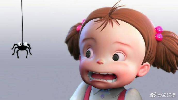 宫崎骏电影《龙猫》中小梅各式可爱表情,萌到了! zt