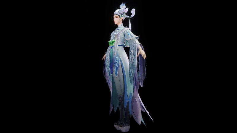 限定皮肤上官婉儿梁祝全方位展示,我觉得还挺帅 zt