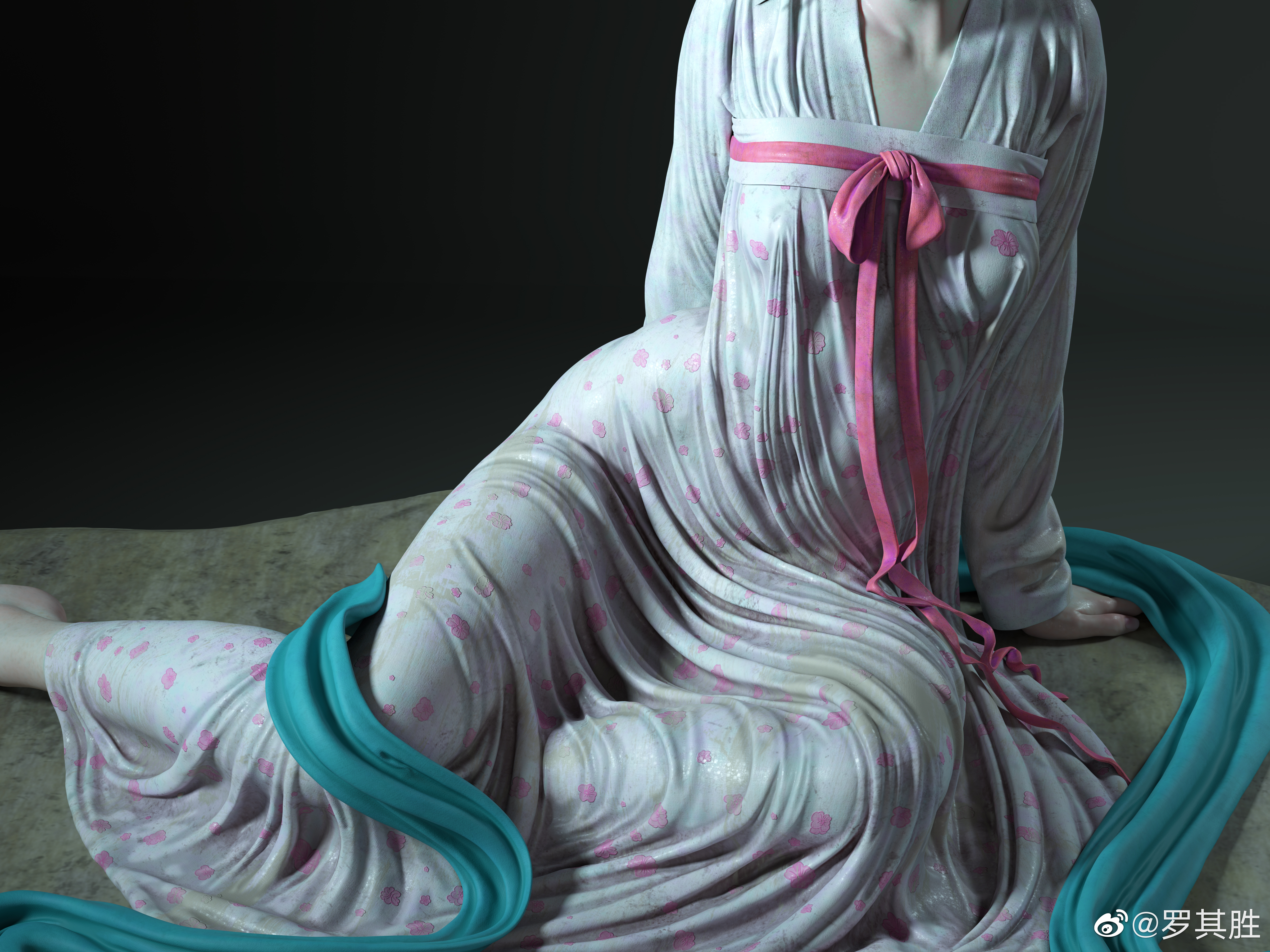 新做的雕像作品,杨贵妃的脚丫子,喜欢不 zt