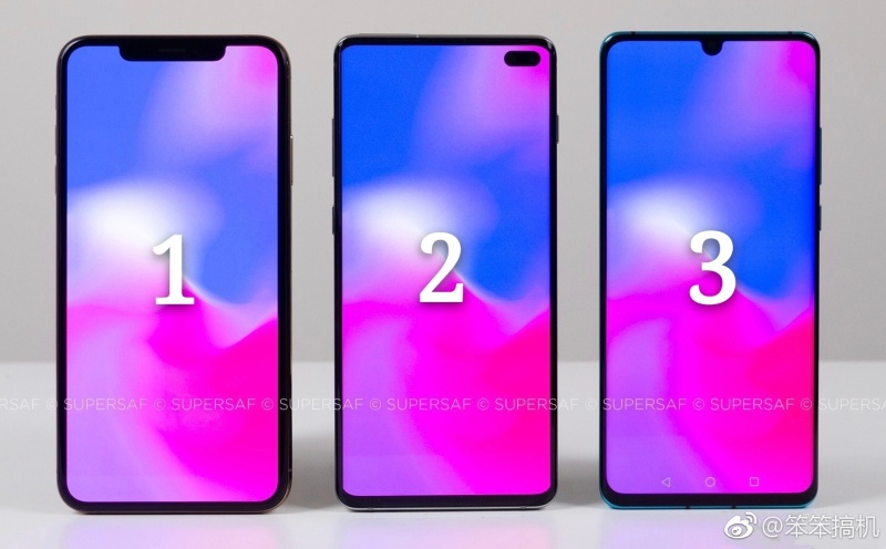 刘海屏挖孔屏水滴屏三种全面屏形态你觉得哪一种最好看zt