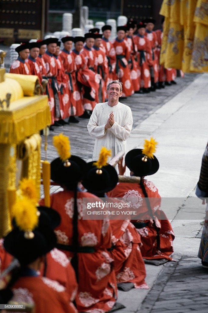 《末代皇帝》花絮高清照,这可是第一个在紫禁城拍摄的国外剧组啊 zt
